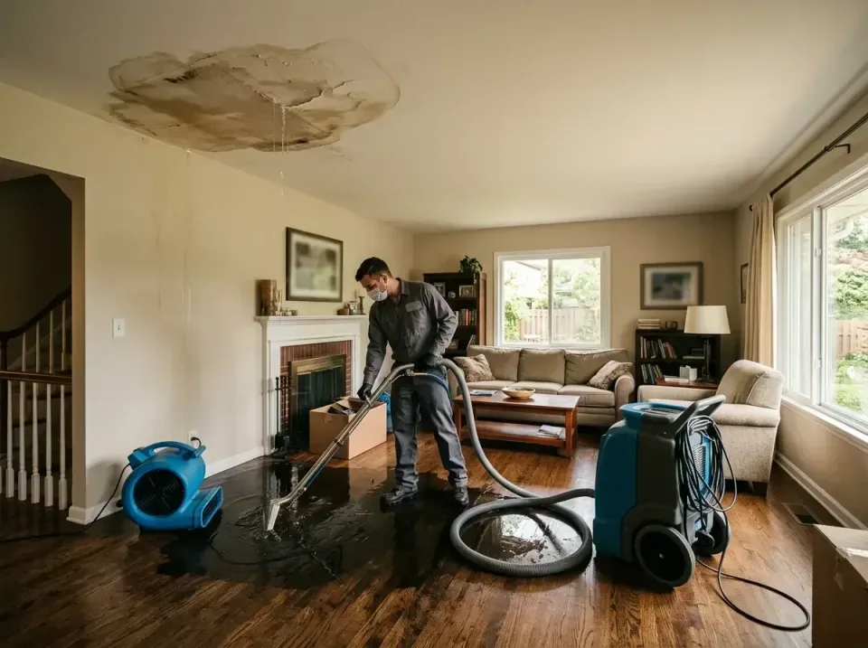 attic-pipe-burst-ceiling-drip-008 — frequently asked questions, Water Damage Restoration & Carpet Care in Norristown, PA